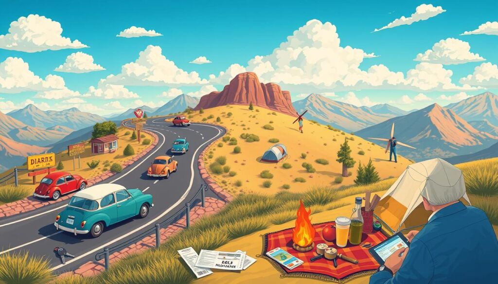 road trip tips for saving money on flights and accommodations